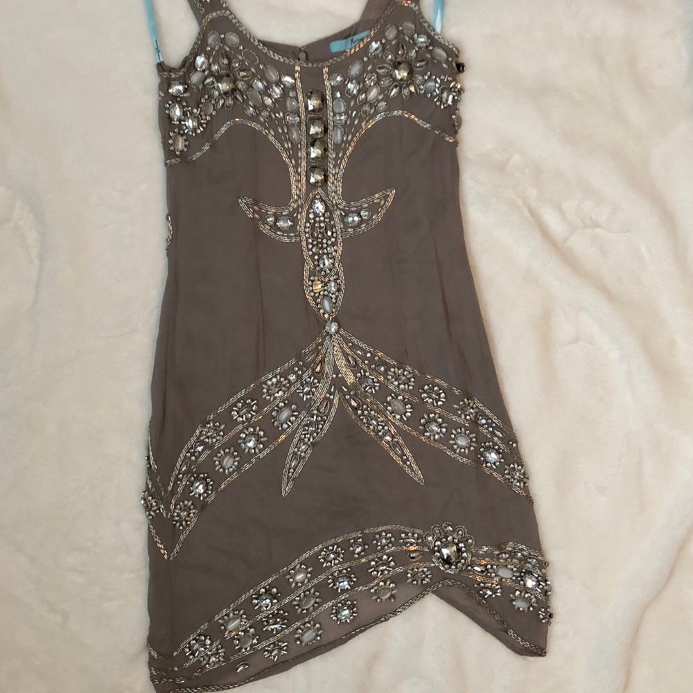 Marciano 100% Silk Sequence Dress